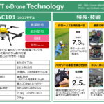 農業用ドローン　（株）NTT e-Drone Tcechnology AC101 2022モデル